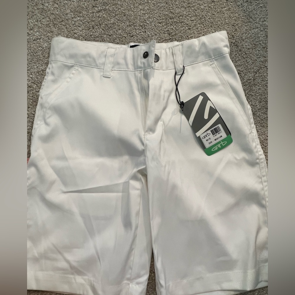 Garb white golf shorts boys. Brand new with tags.
